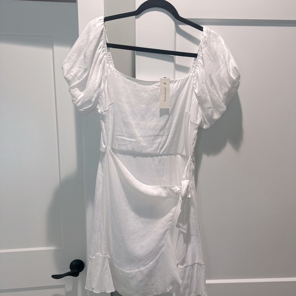 Mariabella Bow Waist Mini Wrap
Dress